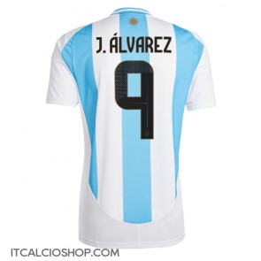 Argentina Julian Alvarez #9 Prima Maglia Copa America 2024 Manica Corta